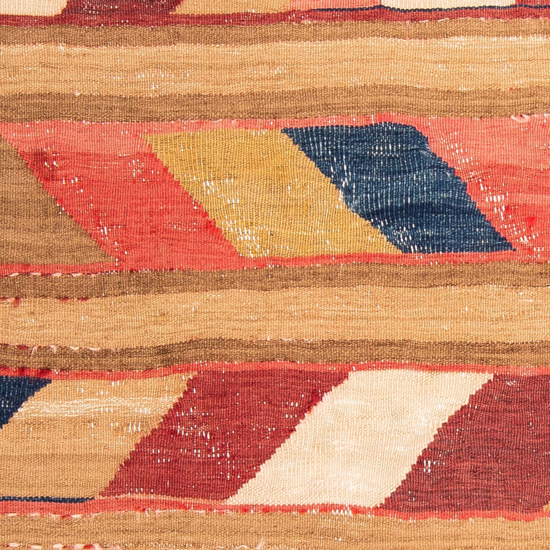 Tapis Kelim - Vieux - 130 x 110 cm - multicolore