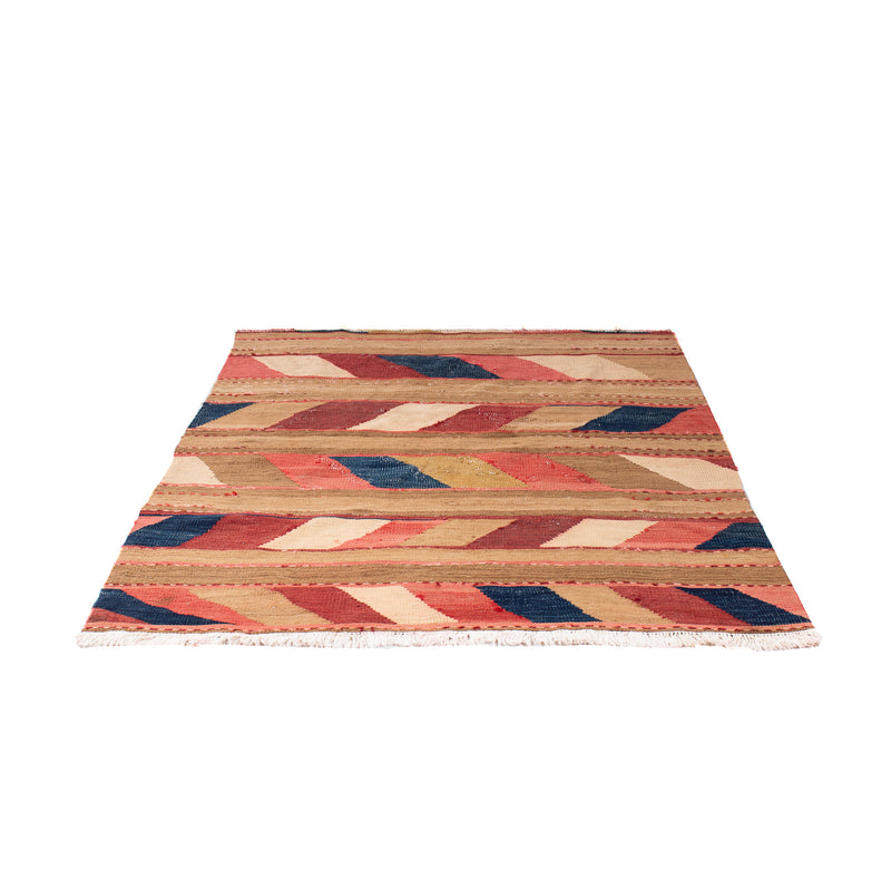 Tapis Kelim - Vieux - 130 x 110 cm - multicolore