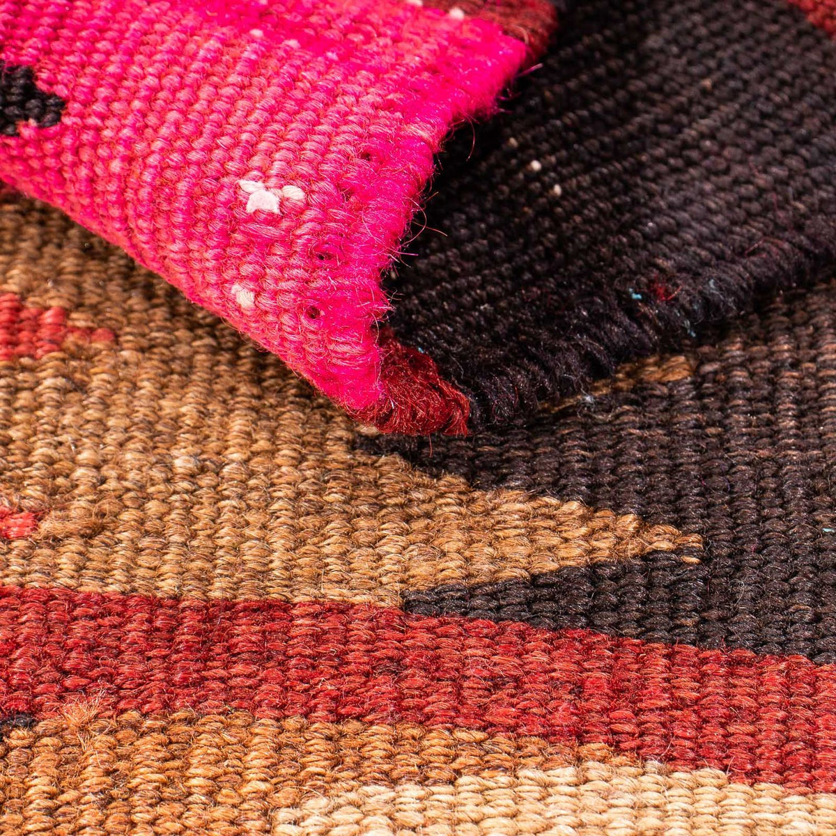 Tapis Kelim - Vieux - 114 x 90 cm - multicolore