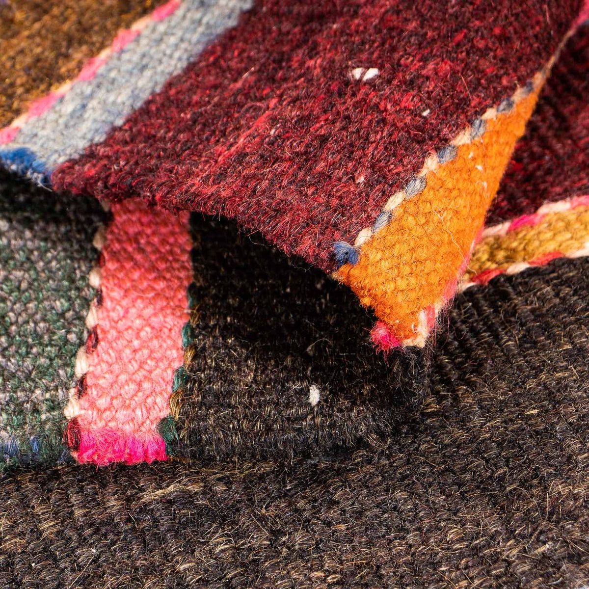 Tapis Kelim - Vieux - 115 x 85 cm - multicolore