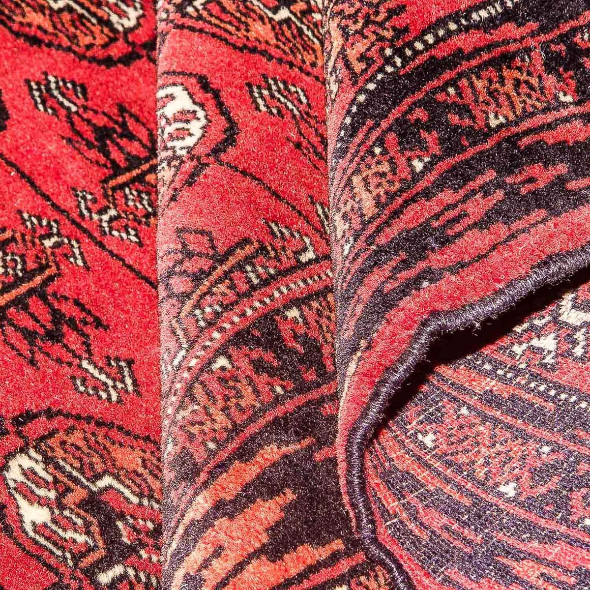 Tapis afghan - Boukhara - 164 x 120 cm - rouge