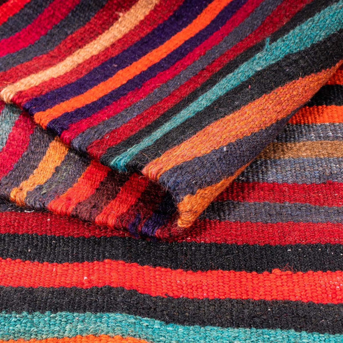 Tapis Kelim - Vieux - 195 x 100 cm - multicolore