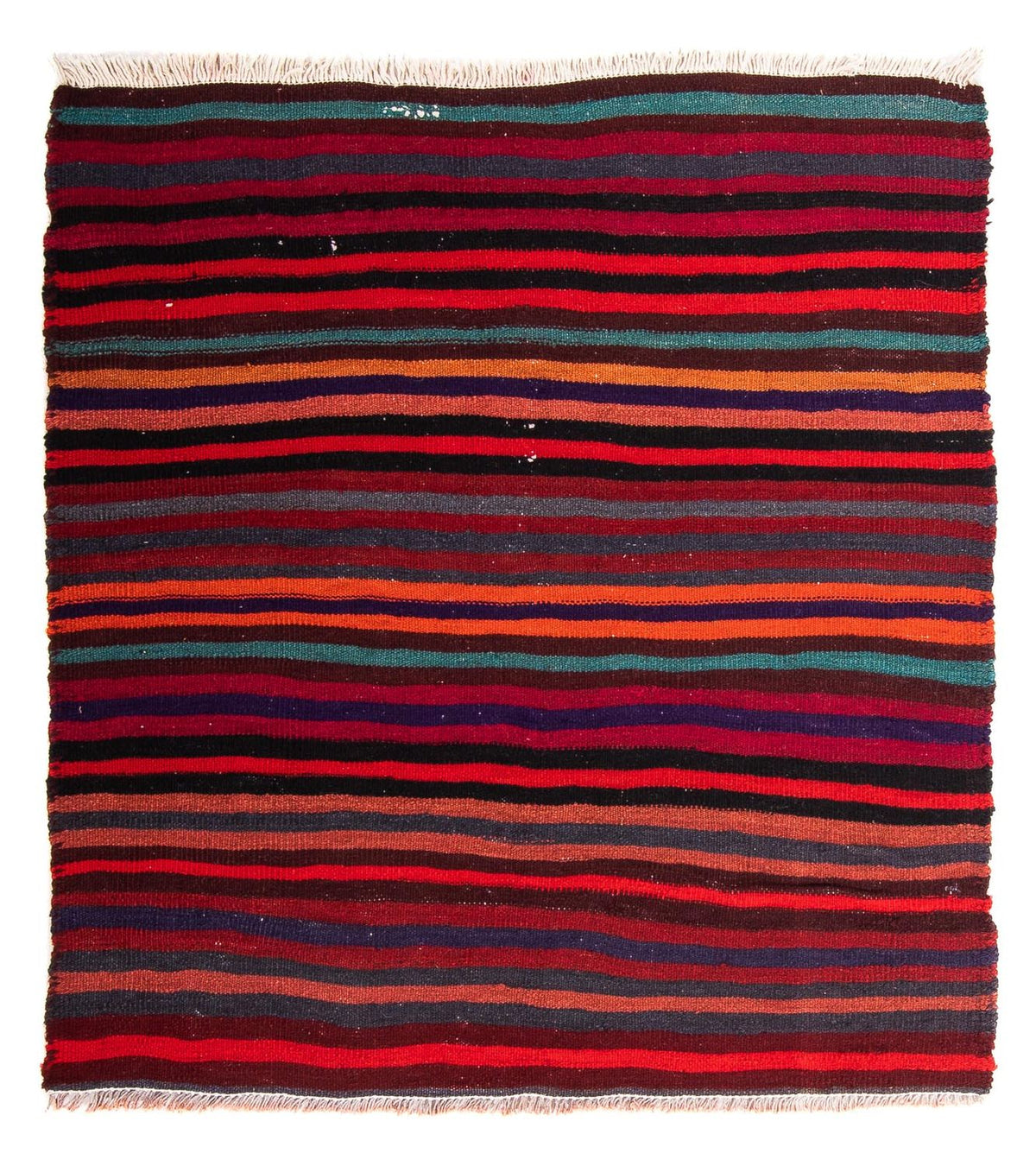 Tapis Kelim - Vieux - 105 x 90 cm - multicolore
