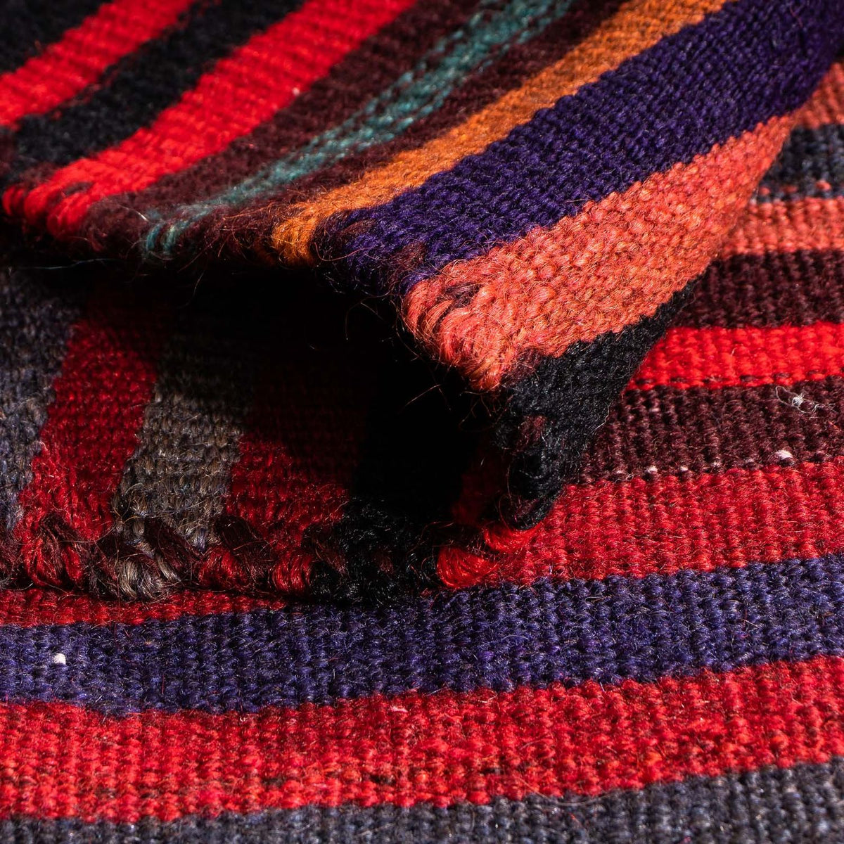 Tapis Kelim - Vieux - 105 x 90 cm - multicolore