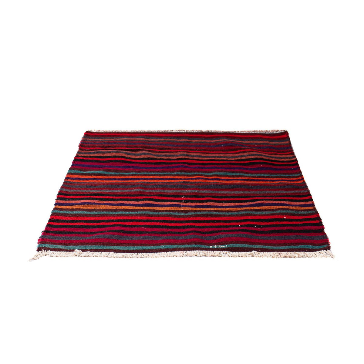 Tapis Kelim - Vieux - 105 x 90 cm - multicolore