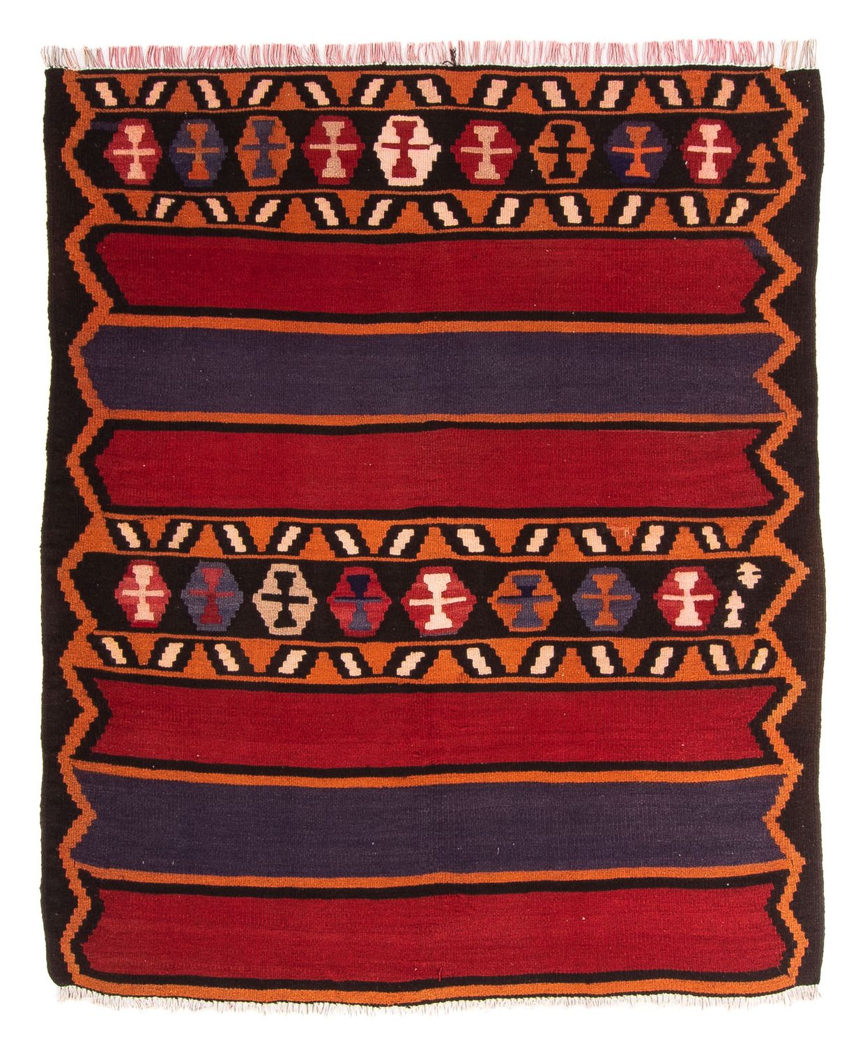 Tapis Kelim - Vieux - 180 x 145 cm - multicolore