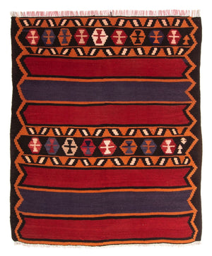 Tapis Kelim - Vieux - 180 x 145 cm - multicolore