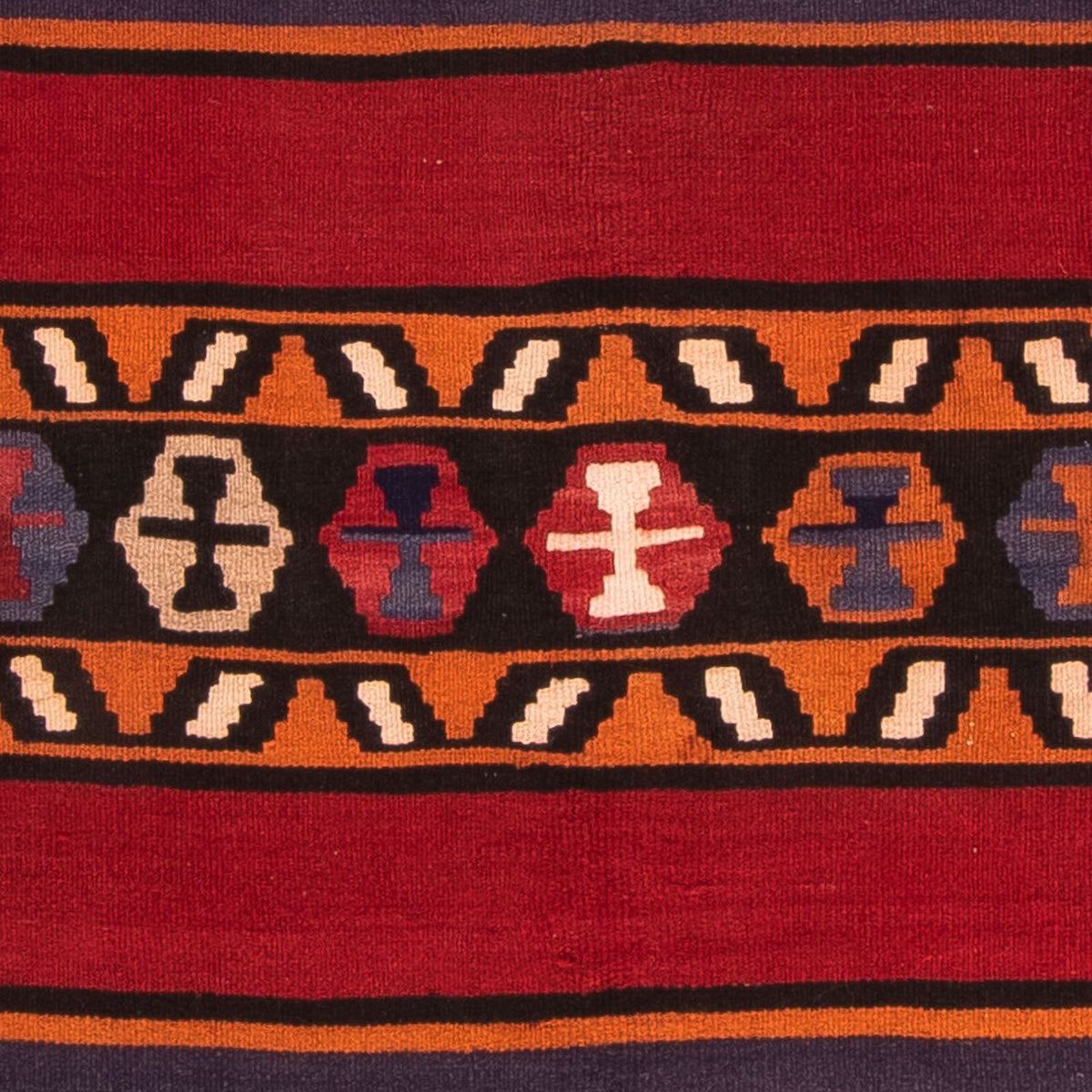 Tapis Kelim - Vieux - 180 x 145 cm - multicolore