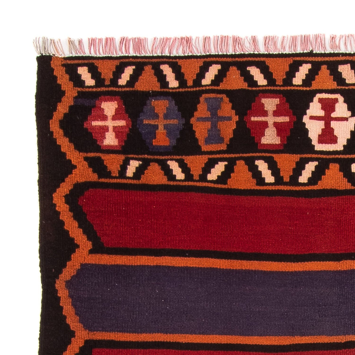 Tapis Kelim - Vieux - 180 x 145 cm - multicolore