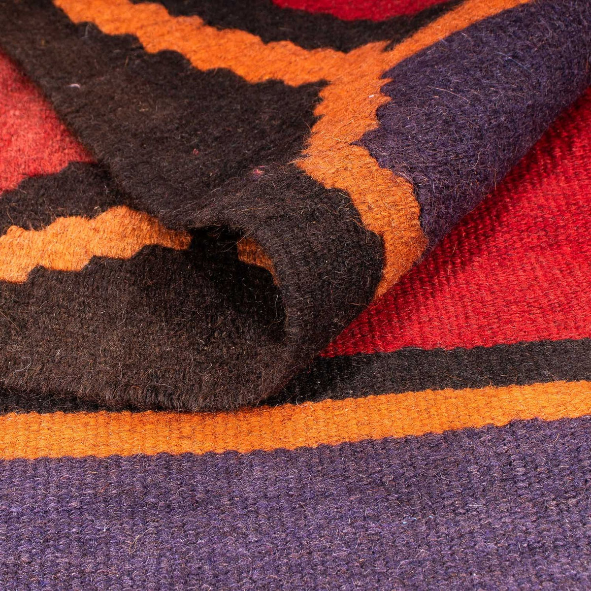 Tapis Kelim - Vieux - 180 x 145 cm - multicolore