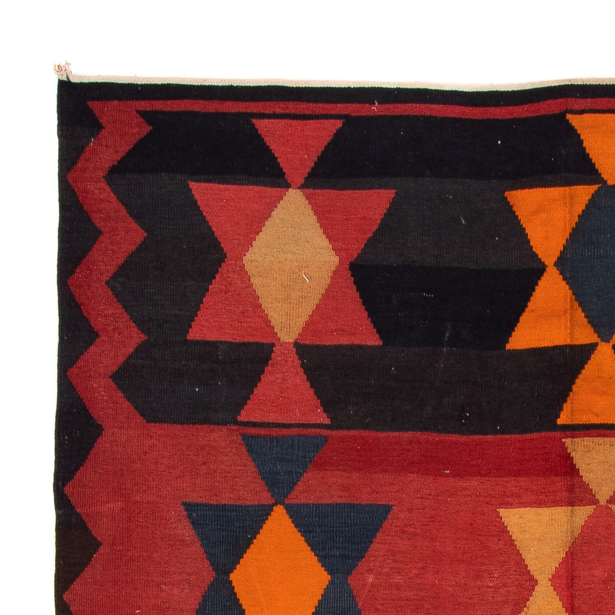 Tapis de couloir Tapis Kelim - Vieux - 295 x 120 cm - multicolore