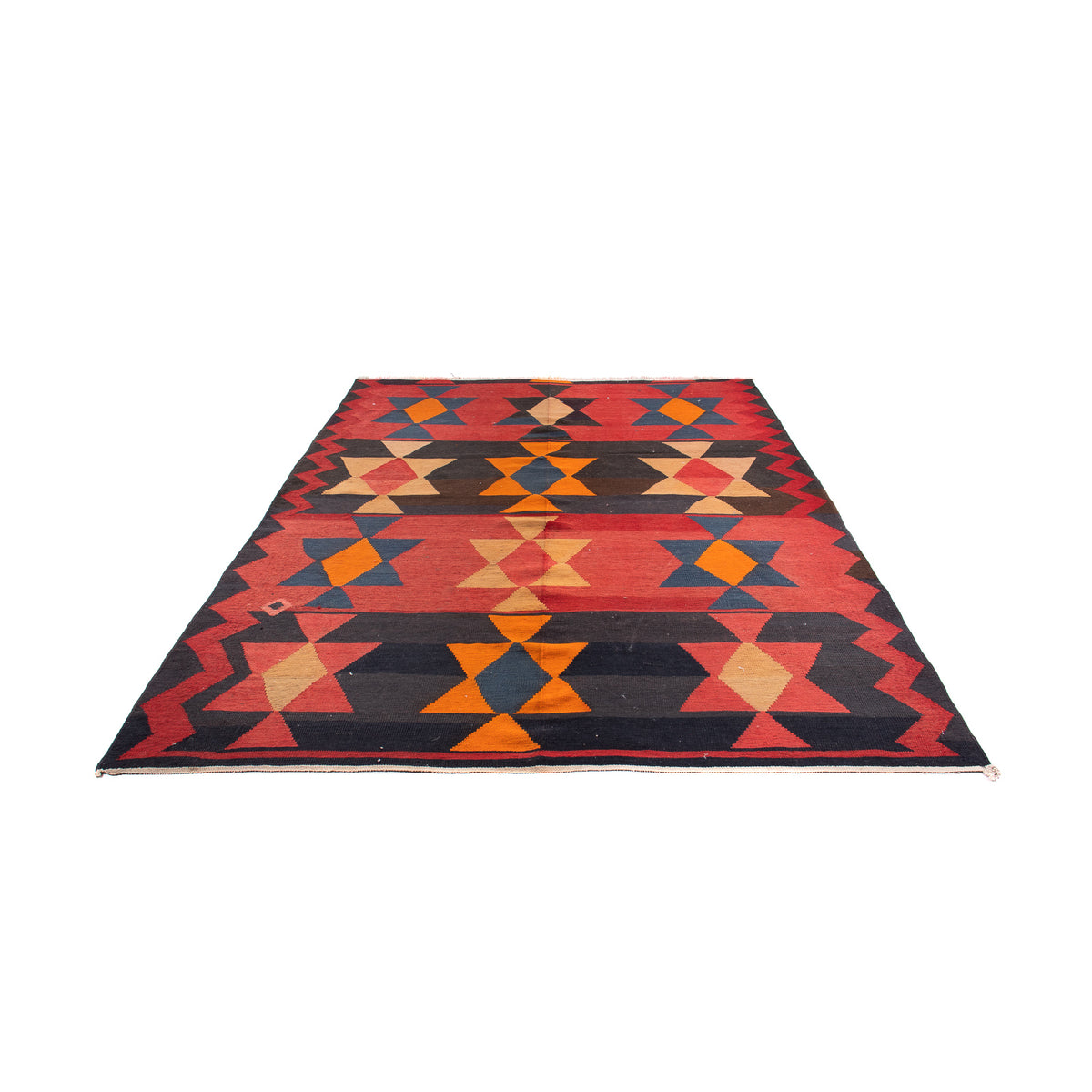 Tapis de couloir Tapis Kelim - Vieux - 295 x 120 cm - multicolore
