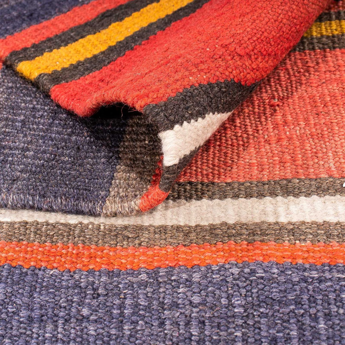 Tapis Kelim - Vieux - 205 x 150 cm - multicolore