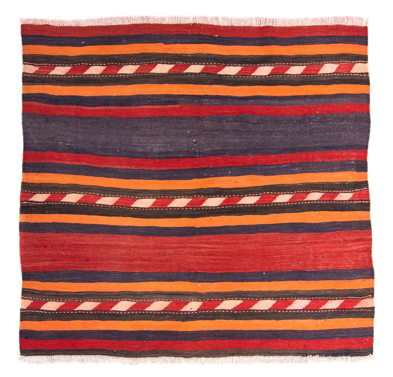 Tapis Kelim - Vieux - 160 x 150 cm - multicolore