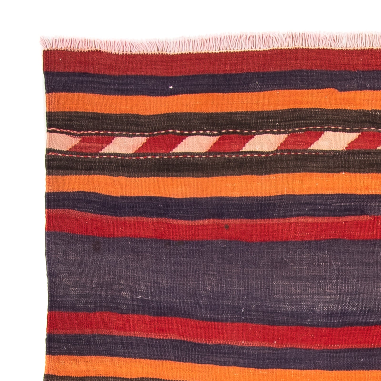 Tapis Kelim - Vieux - 160 x 150 cm - multicolore