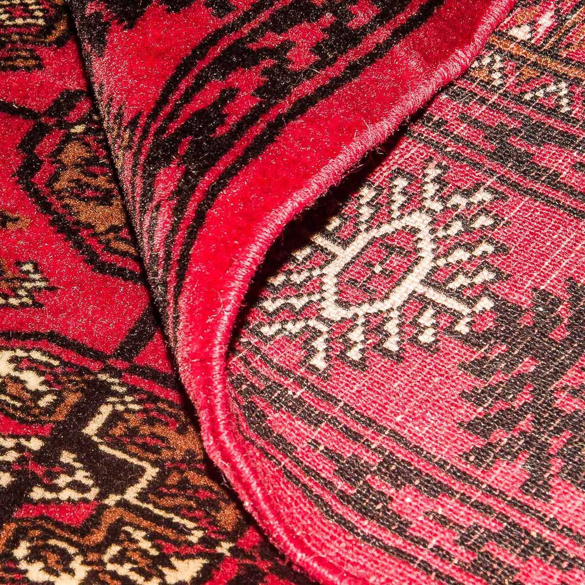Tapis de couloir Tapis afghan - Boukhara - 288 x 85 cm - rouge
