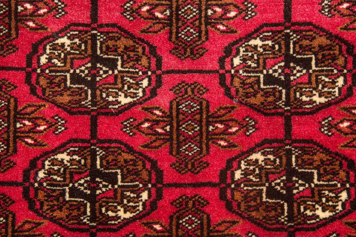 Tapis de couloir Tapis afghan - Boukhara - 288 x 85 cm - rouge