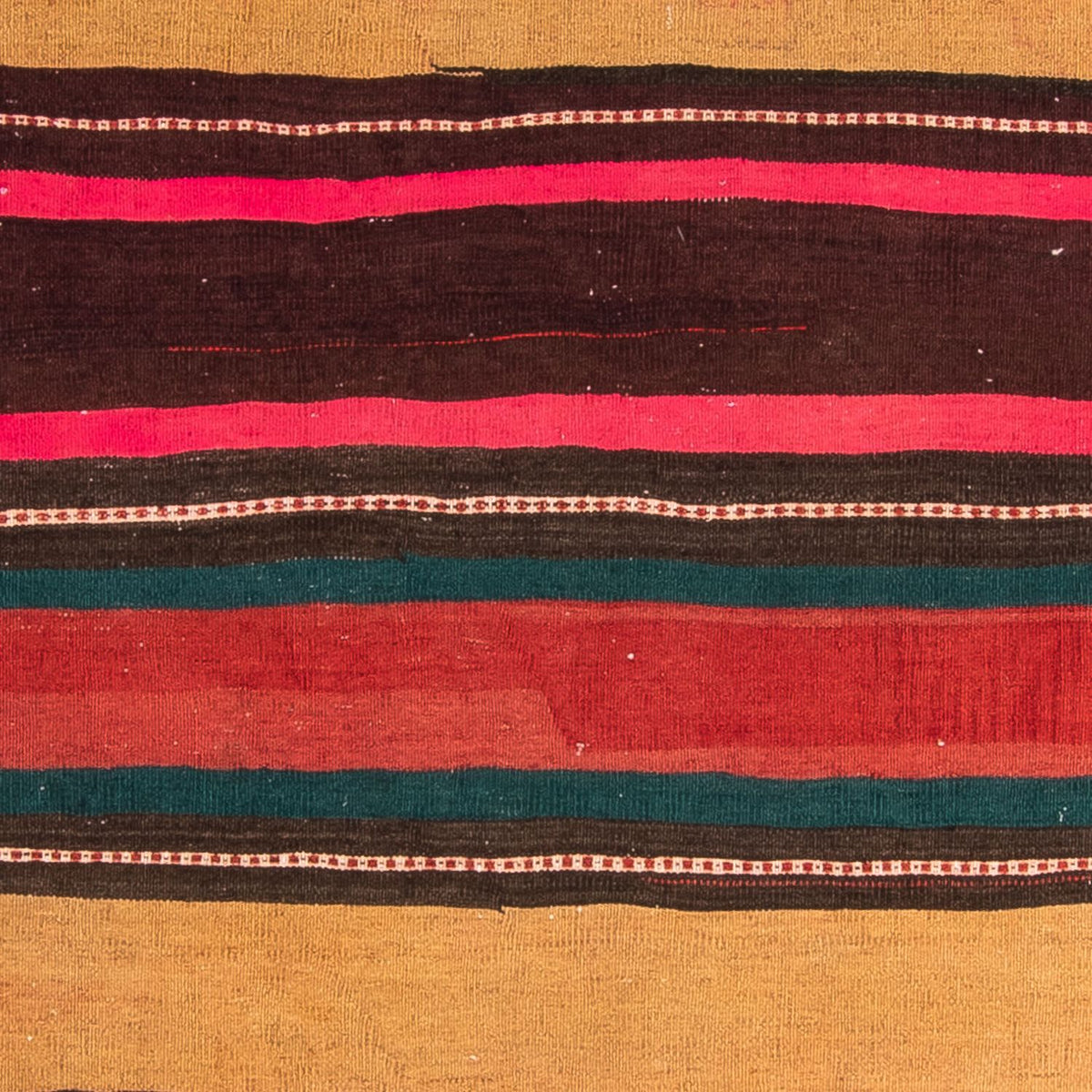 Tapis Kelim - Vieux carré  - 175 x 170 cm - multicolore