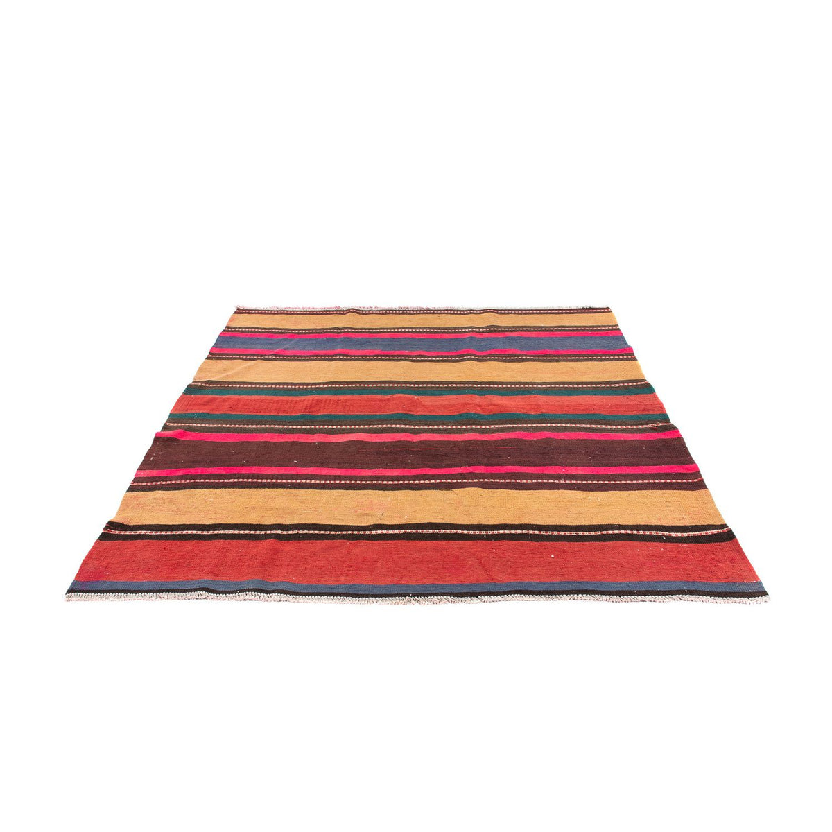 Tapis Kelim - Vieux carré  - 175 x 170 cm - multicolore