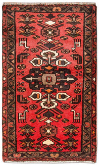 Tapis persan - Nomadic - 102 x 61 cm - rouge