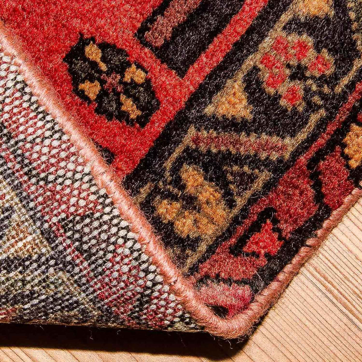 Tapis persan - Nomadic - 102 x 61 cm - rouge