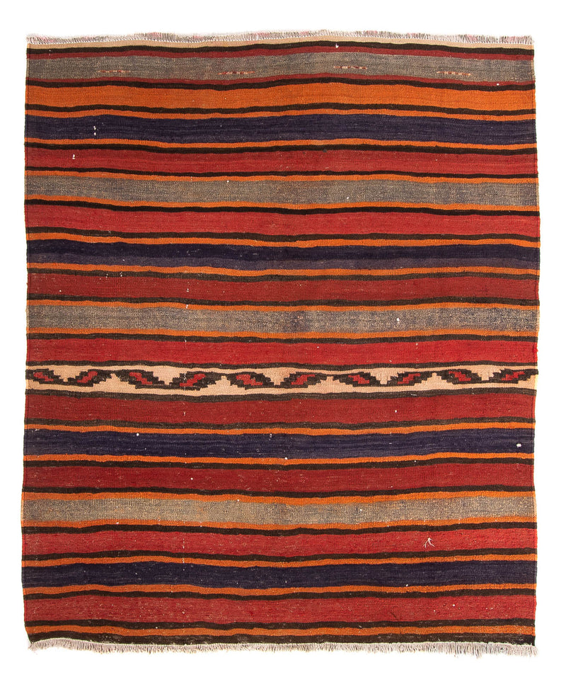 Tapis Kelim - Vieux carré  - 185 x 160 cm - multicolore