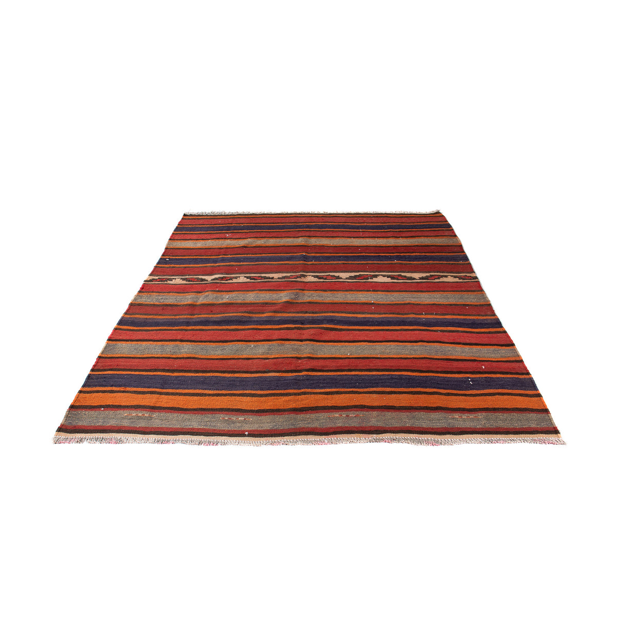 Tapis Kelim - Vieux carré  - 185 x 160 cm - multicolore
