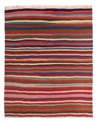 Tapis Kelim - Vieux - 190 x 150 cm - multicolore
