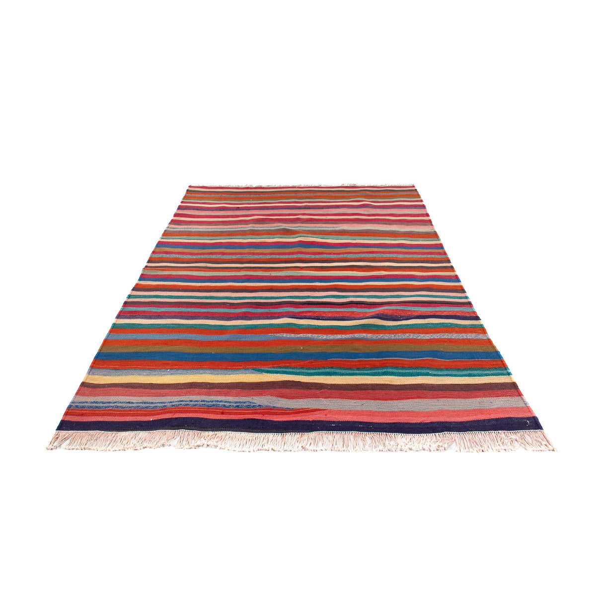Tapis Kelim - Vieux - 190 x 150 cm - multicolore