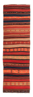 Tapis de couloir Tapis Kelim - Vieux - 280 x 85 cm - multicolore