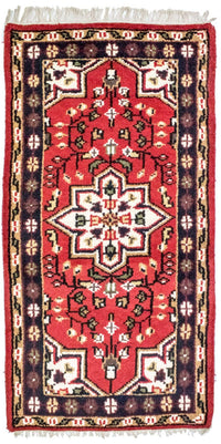 Tapis oriental - 160 x 90 cm - rouge
