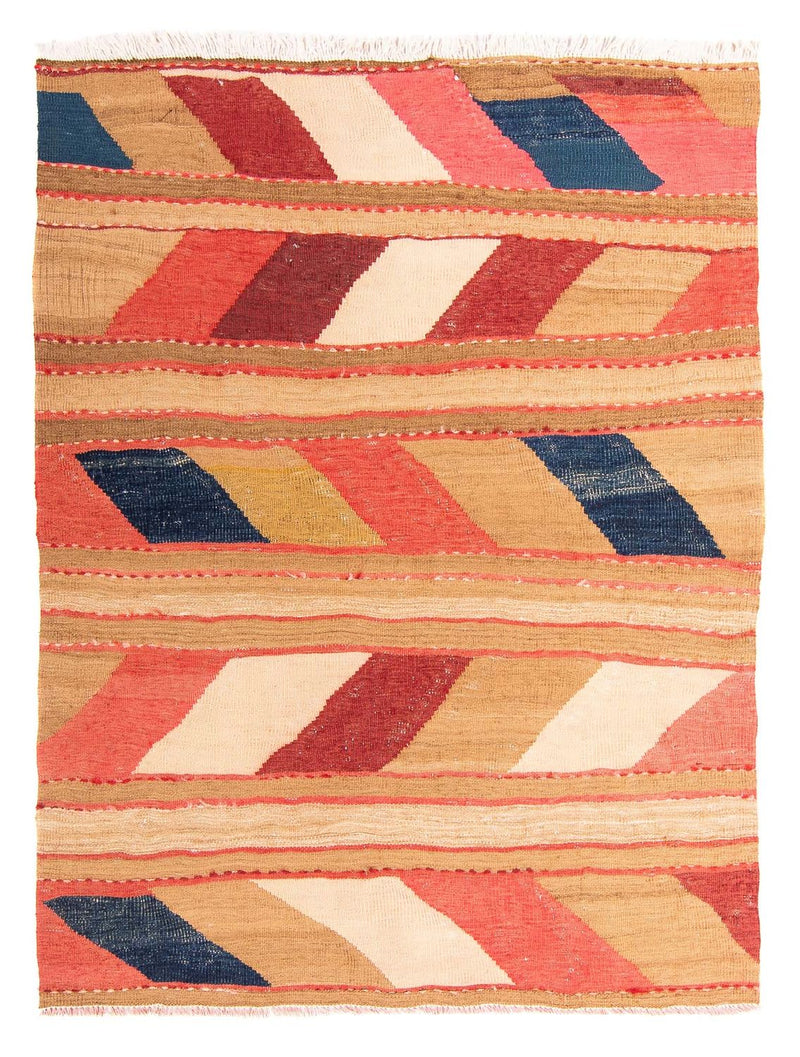 Tapis Kelim - Vieux - 147 x 110 cm - multicolore