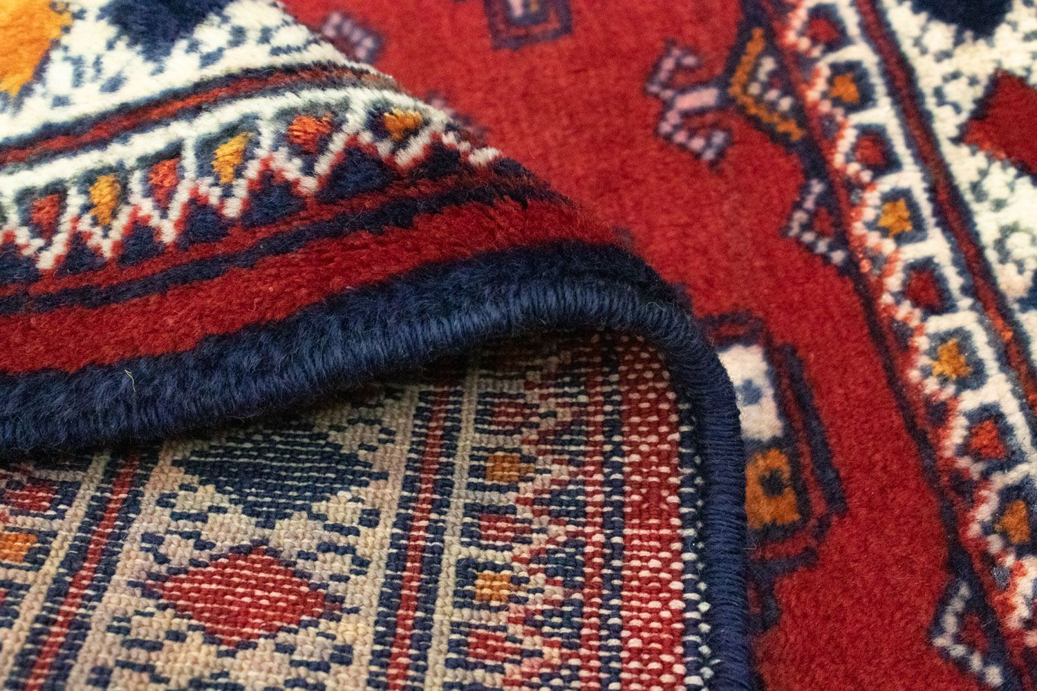 Tapis Turkaman - 91 x 70 cm - rouge
