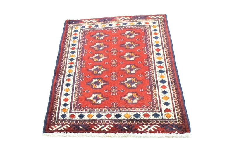 Tapis Turkaman - 91 x 70 cm - rouge
