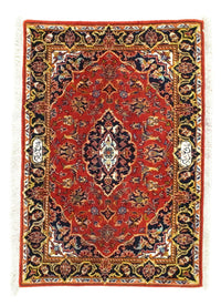 Tapis persan - Keshan - 98 x 70 cm - rouge