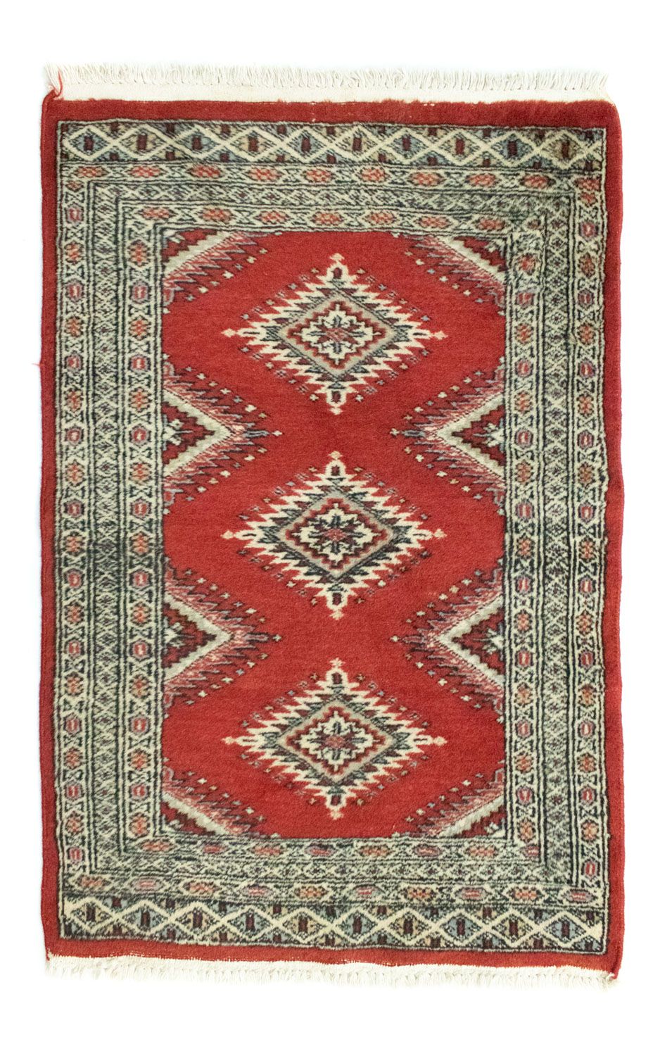 Tapis Pakistani - 82 x 63 cm - rouge