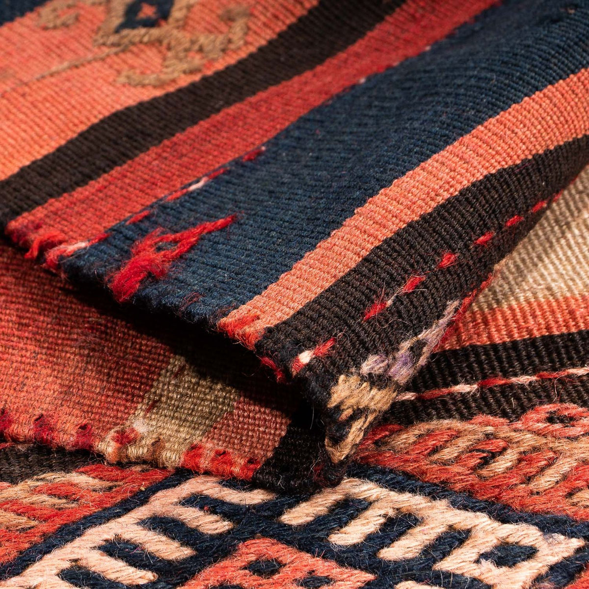 Tapis de couloir Tapis Kelim - Vieux - 315 x 95 cm - multicolore