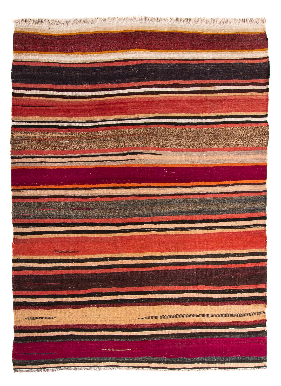 Tapis Kelim - Vieux - 255 x 185 cm - multicolore
