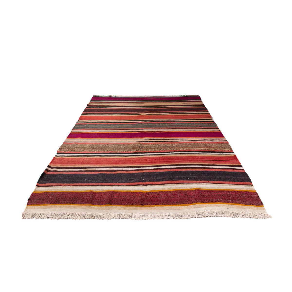 Tapis Kelim - Vieux - 255 x 185 cm - multicolore