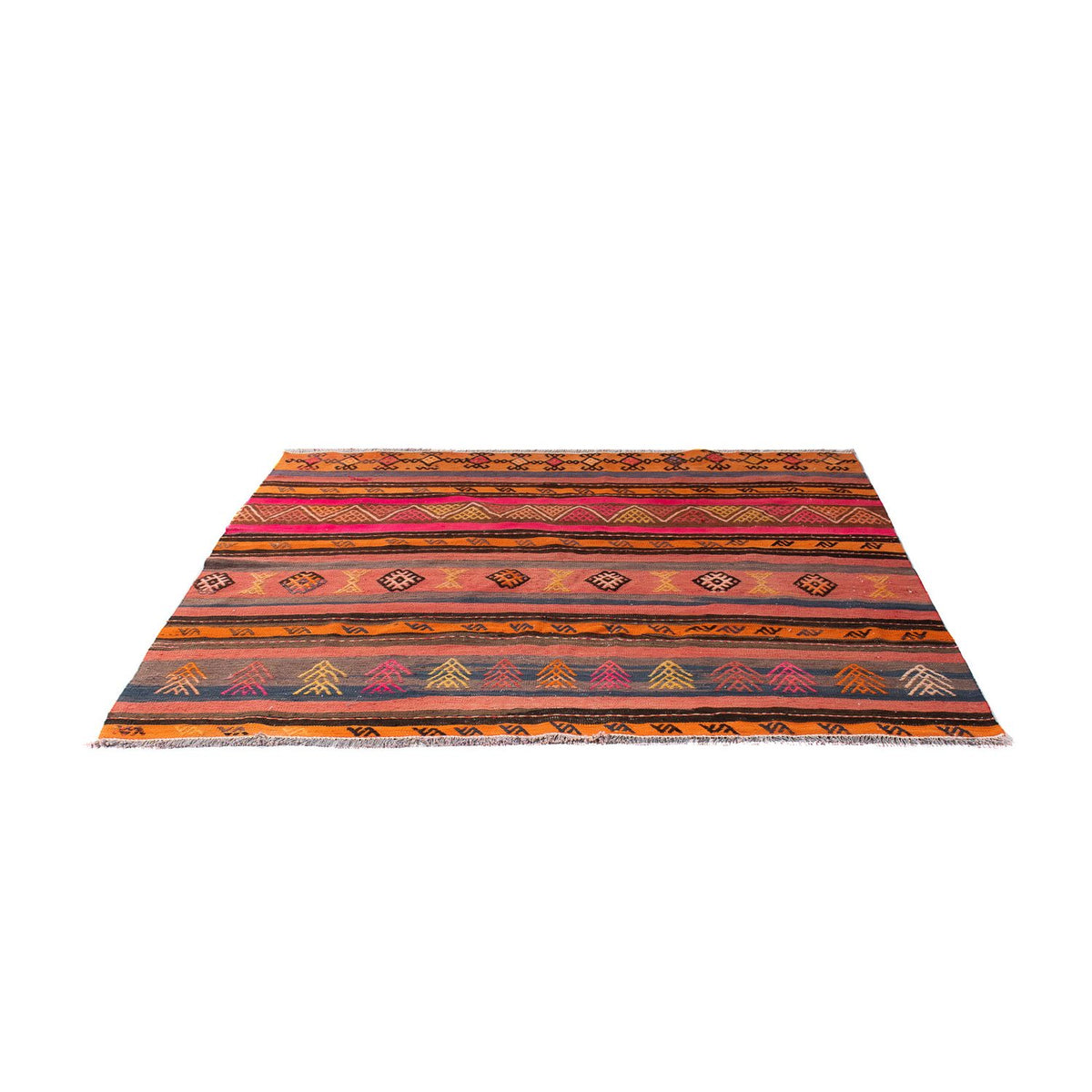 Tapis Kelim - Vieux - 150 x 135 cm - multicolore