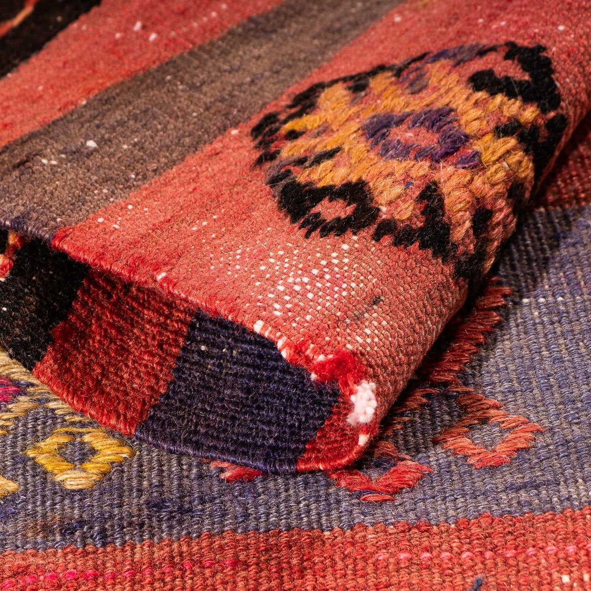 Tapis Kelim - Vieux - 215 x 150 cm - multicolore