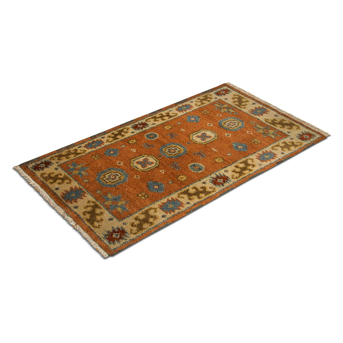 Tapis oriental - 117 x 63 cm - orange