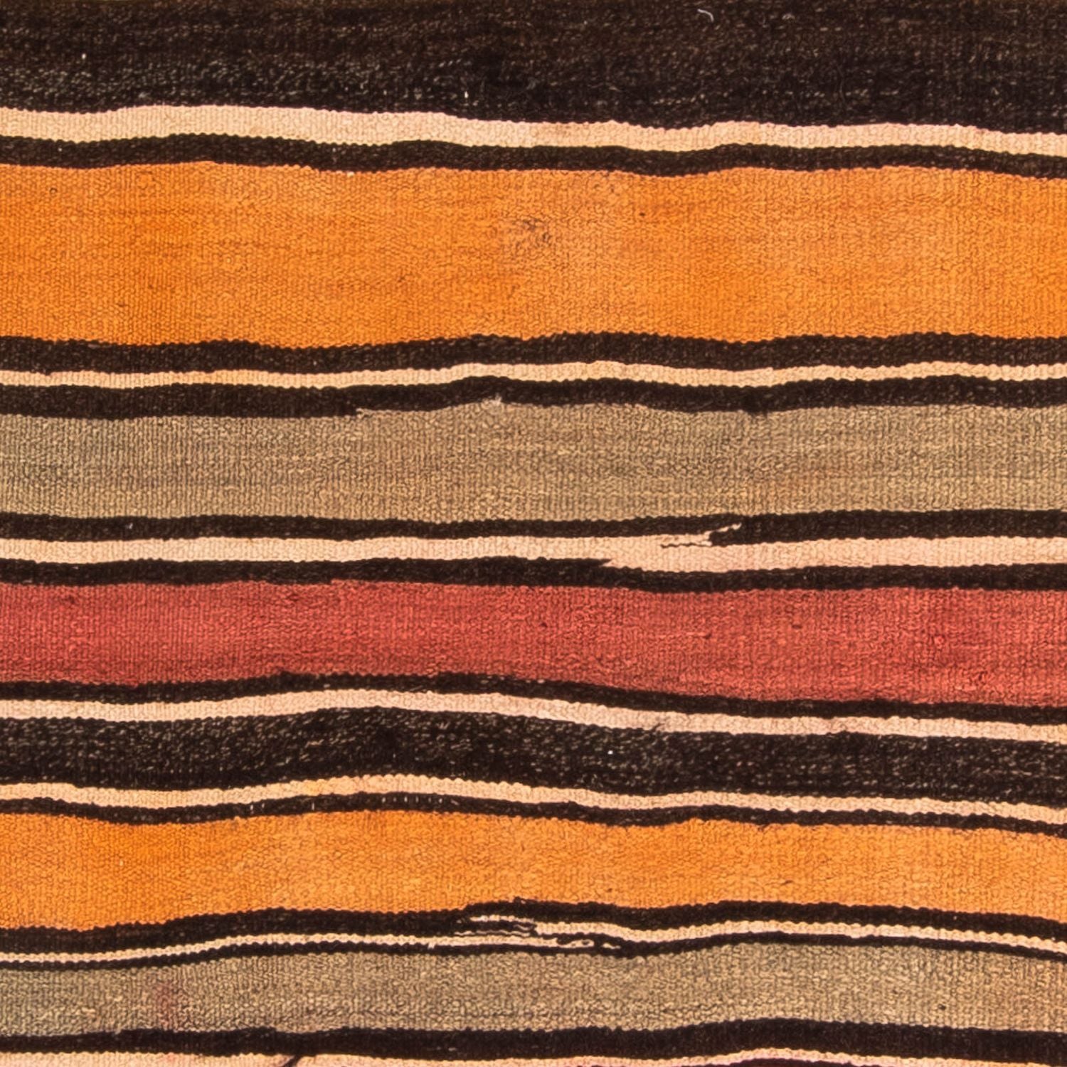 Tapis Kelim - Vieux carré  - 155 x 155 cm - multicolore
