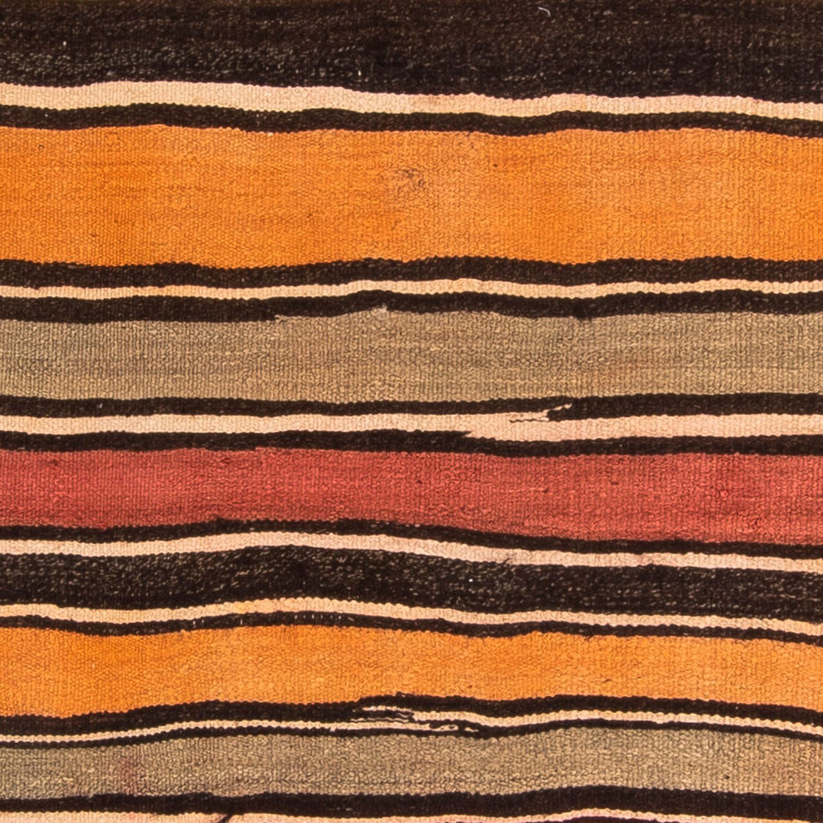 Tapis Kelim - Vieux carré  - 155 x 155 cm - multicolore