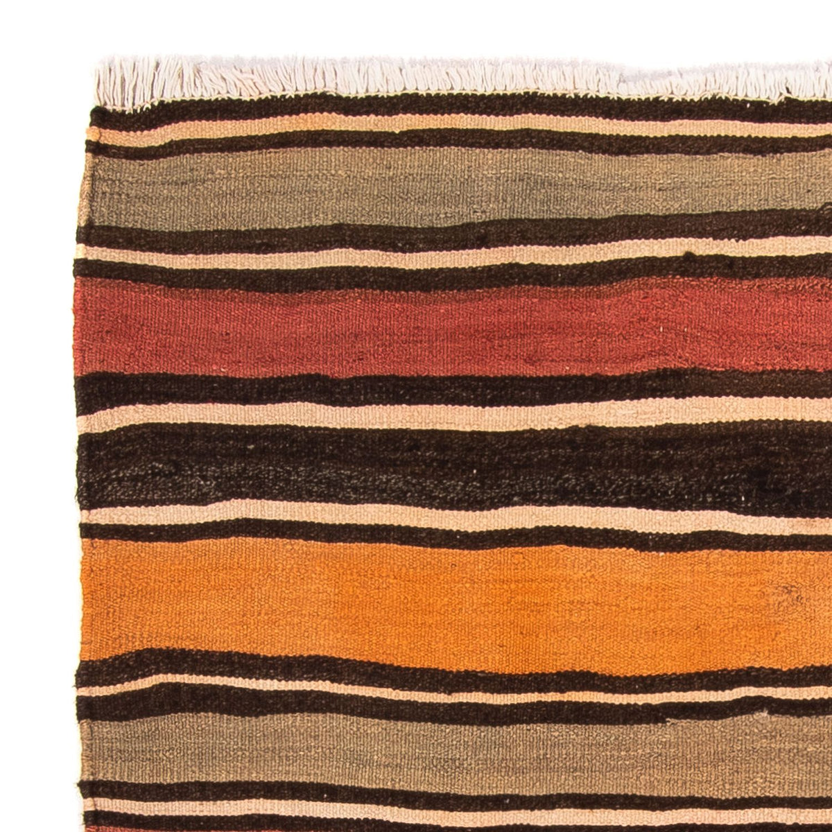 Tapis Kelim - Vieux carré  - 155 x 155 cm - multicolore