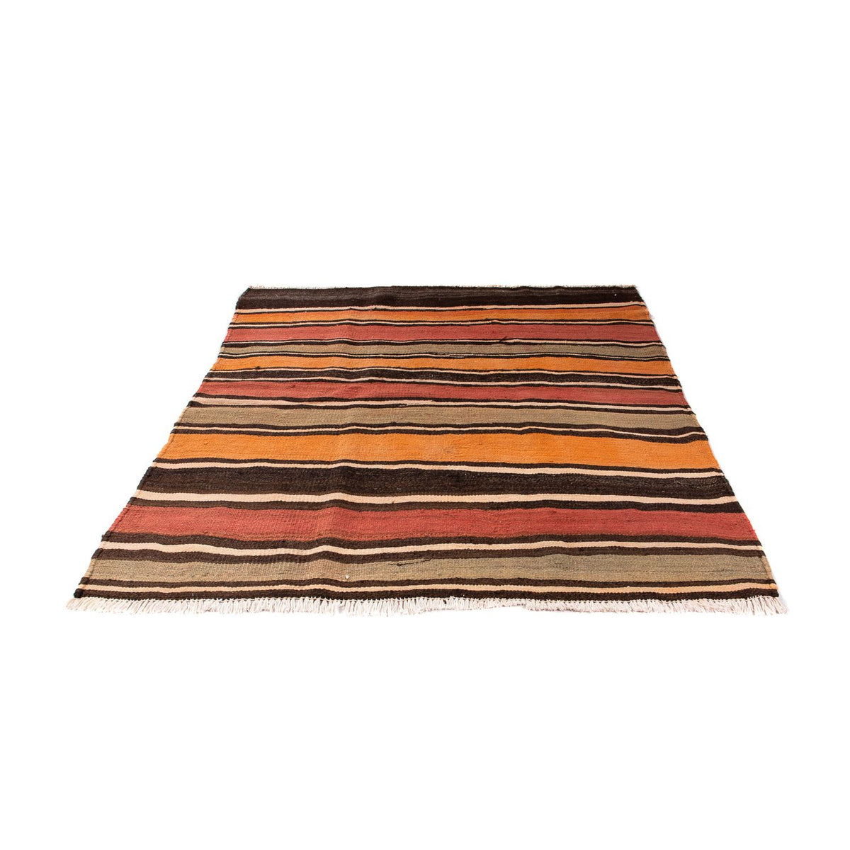 Tapis Kelim - Vieux carré  - 155 x 155 cm - multicolore