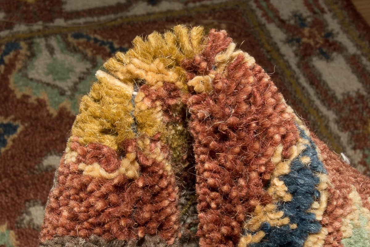 Tapis oriental - 123 x 64 cm - rouille