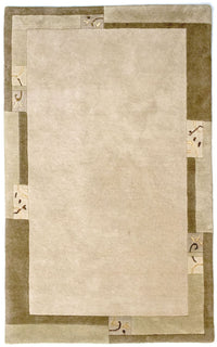 Tapis Népalais - 191 x 121 cm - beige