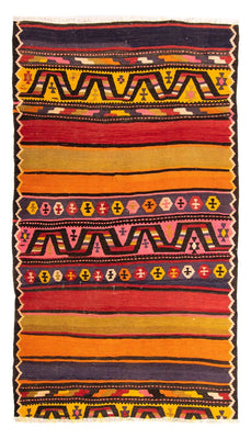 Tapis Kelim - Vieux - 220 x 135 cm - multicolore