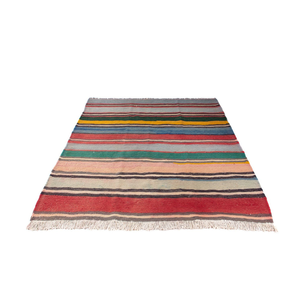 Tapis Kelim - Vieux carré  - 160 x 150 cm - multicolore